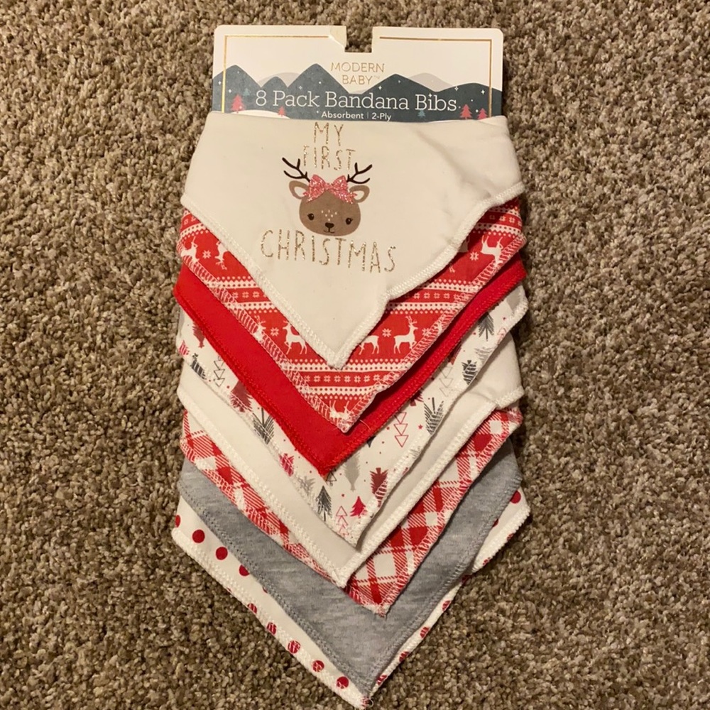 8 Pack Bandana Bibs